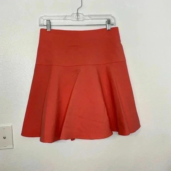 Forever 21 Coral Knee Length Skirt - Picture 2 of 6